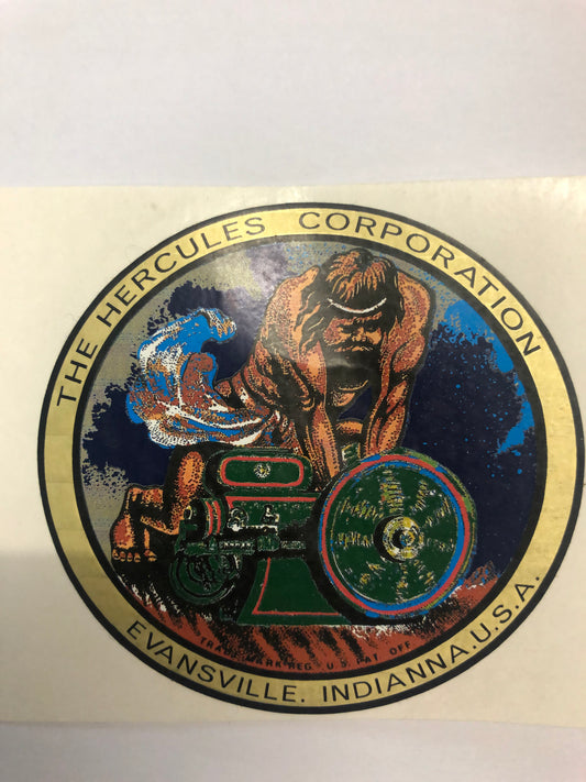 HERCULES The Hercules Corporation 4"(Decal)