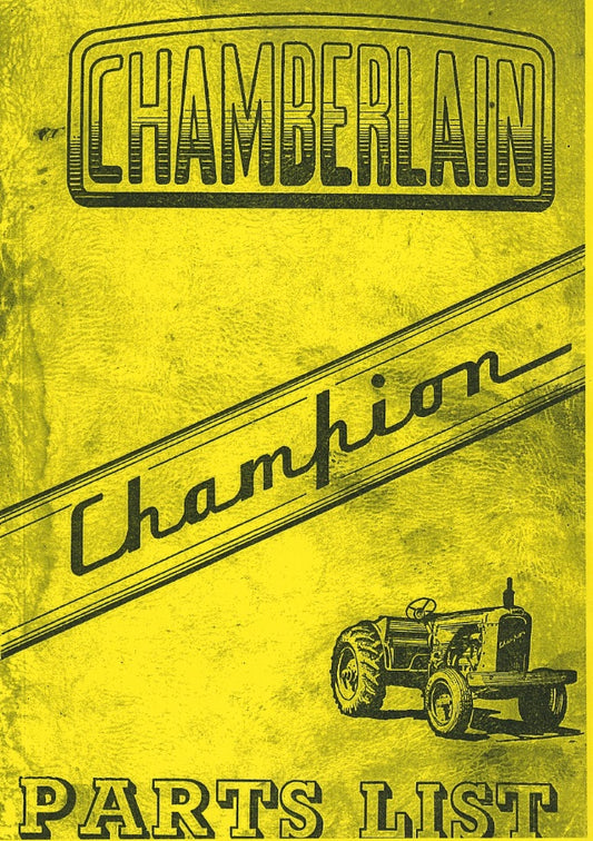 Chamberlain Champion 6G - Parts List (Manual)