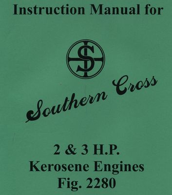 Southern Cross 2 & 3 HP Kerosene Engines Fig. 2280 (Manual)