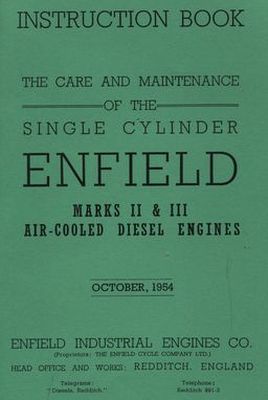 Enfield Marks II & III Air Cooled Diesel Engines (Manual)