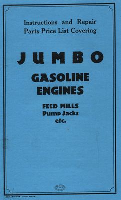 Jumbo Gasoline Engines (Manual)