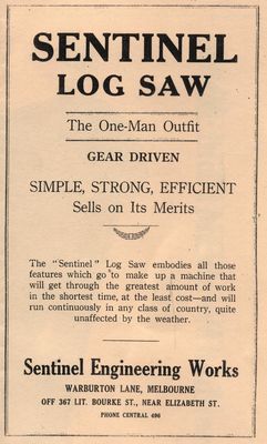 Sentinel Log Saw (Leaflet)