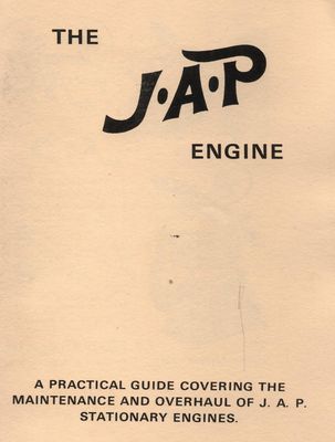 JAP / J.A.P Engine O,2A,2S,4F,4/2,4/3,5, 6 & 55 (Manual)