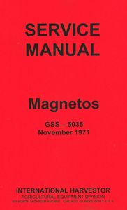 Serivce Manual Magnetos GSS-5035 (Manual)