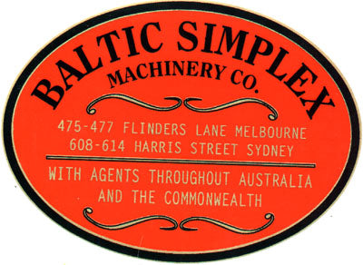 Baltic Simplex 4.25" x 3" (Decal)